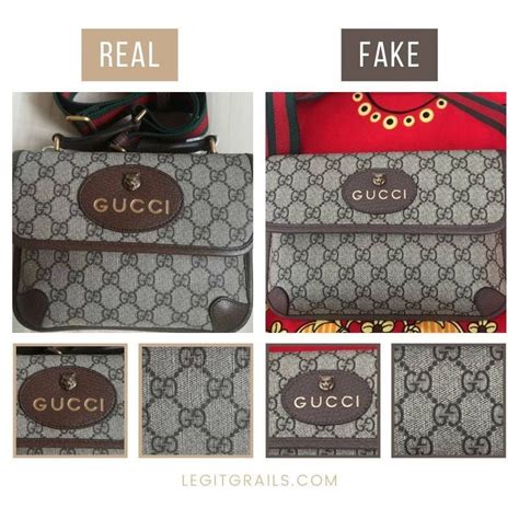 borsa gucci originale è falsa|gucci bag counterfeit logo.